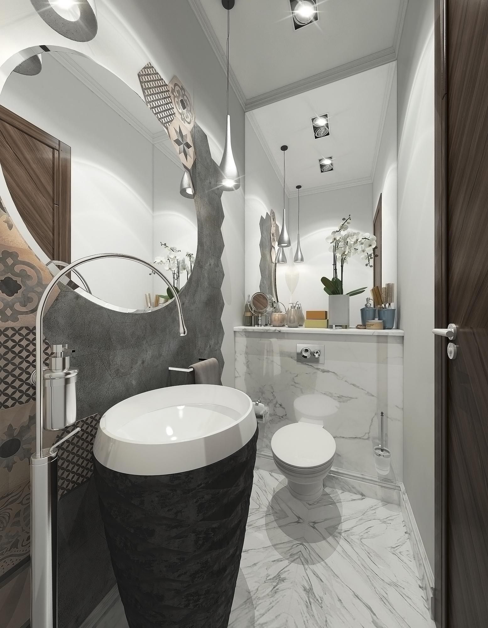 Bathroom No. 2 made in the style of Contemporary Eclecticism