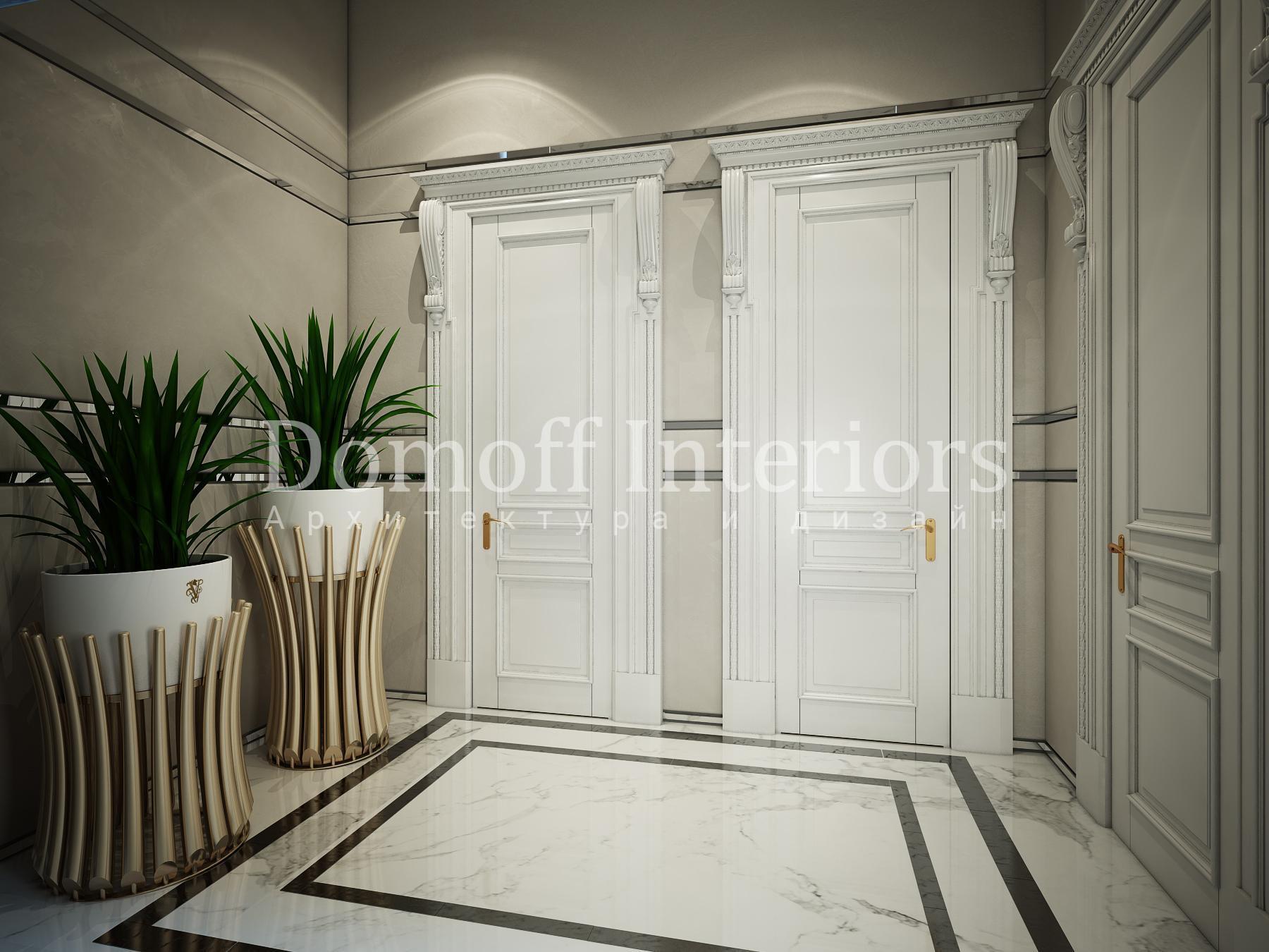 Corridor made in the style of Eclecticism Contemporary classics