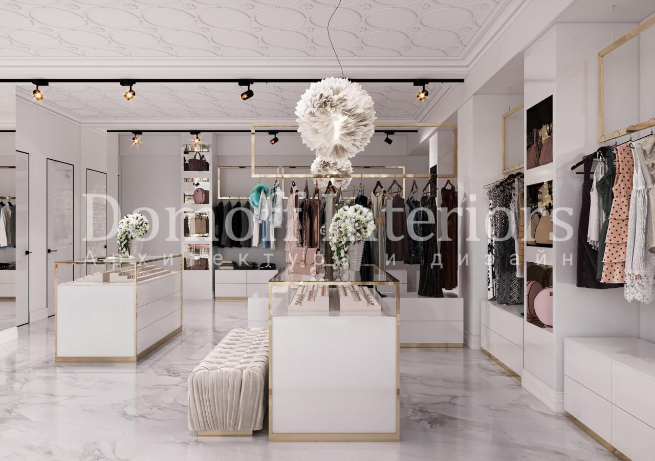 Women's Clothing Boutique Commercial property Modern Contemporary photo  №3