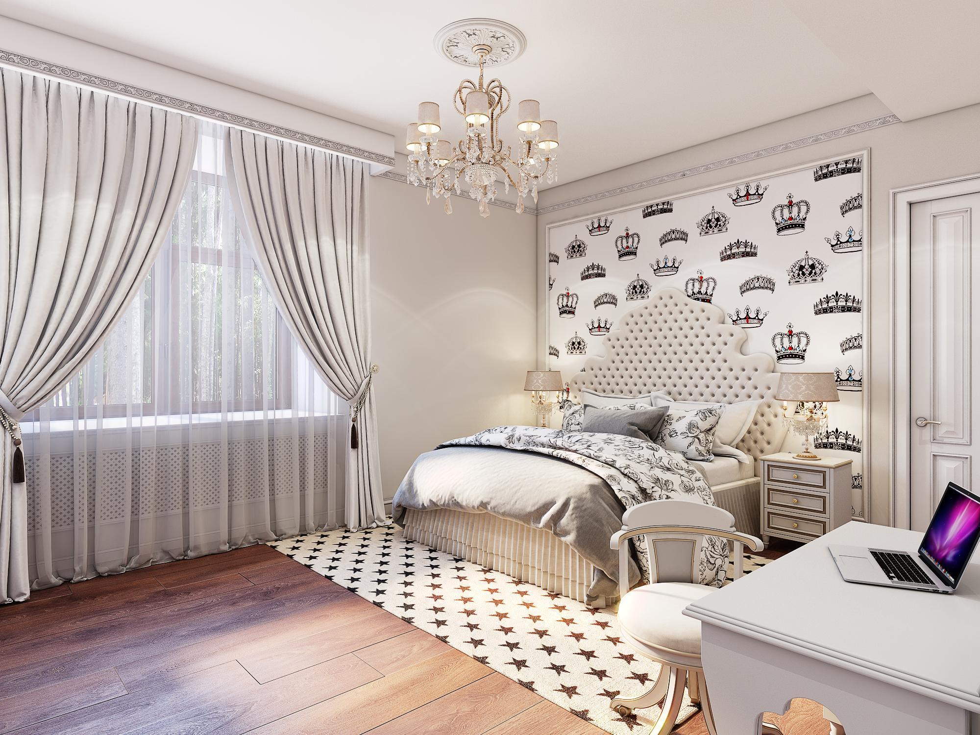 Детская спальня №1 made in the style of Eclecticism Contemporary classics