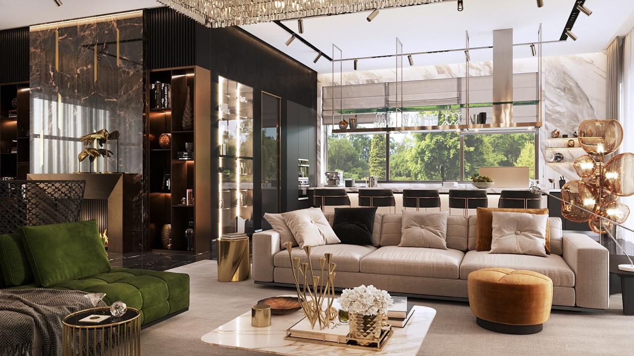 Cottage village Razdory Houses Contemporary Modern Contemporary Eclecticism