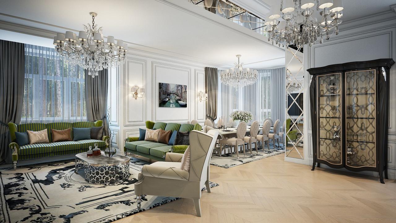 Cottage village Shulgino Houses Contemporary Contemporary classics Contemporary Eclecticism