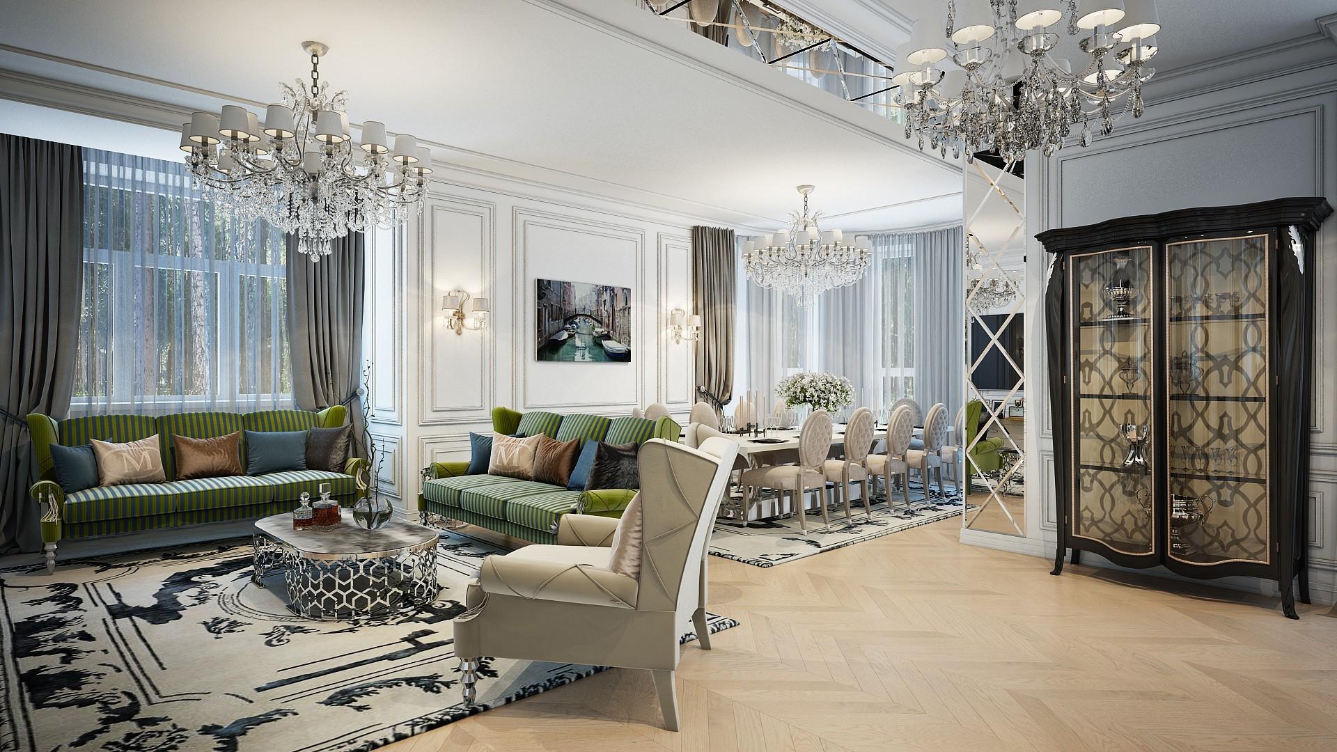 Cottage village Shulgino Houses Contemporary Contemporary classics Contemporary Eclecticism