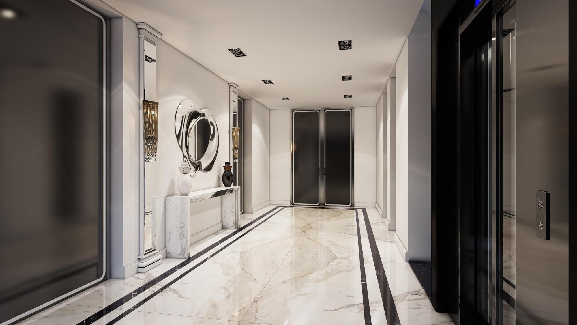 Лестничный холл made in the style of Modern Eclecticism