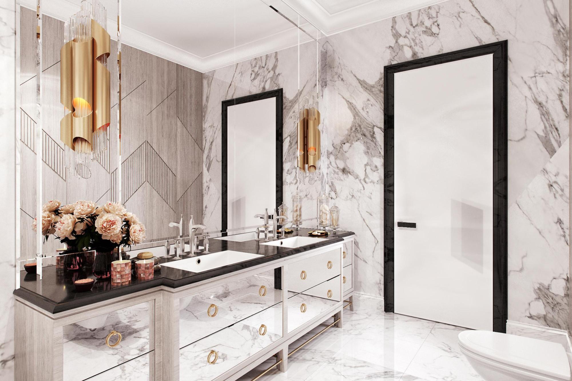 Санузел №1 made in the style of Modern Eclecticism Contemporary classics