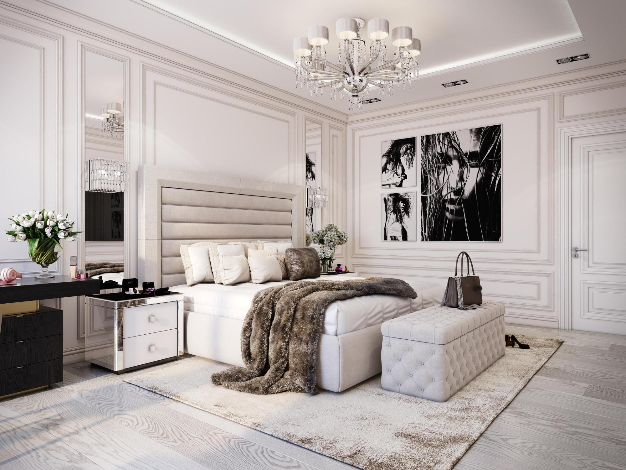 Master bedroom  made in the style of Classics Neoclassicism