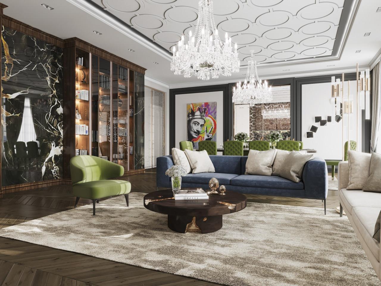 Housing Estate Knightsbridge Private Park Apartments Contemporary Contemporary classics Contemporary Eclecticism