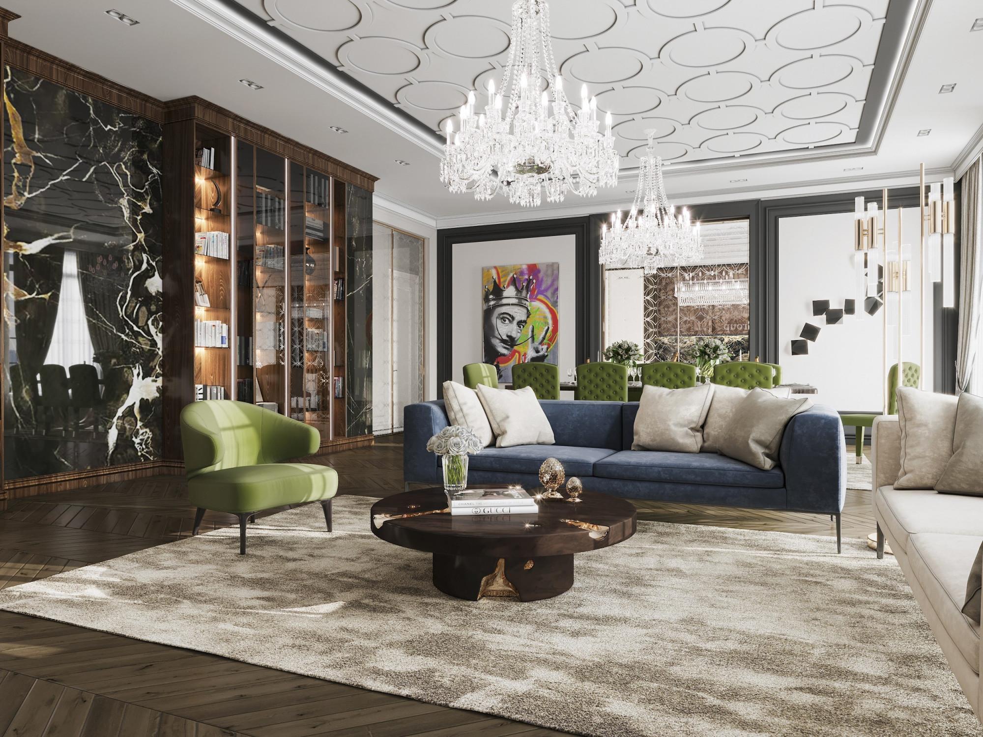 Housing Estate Knightsbridge Private Park Apartments Contemporary Contemporary classics Contemporary Eclecticism