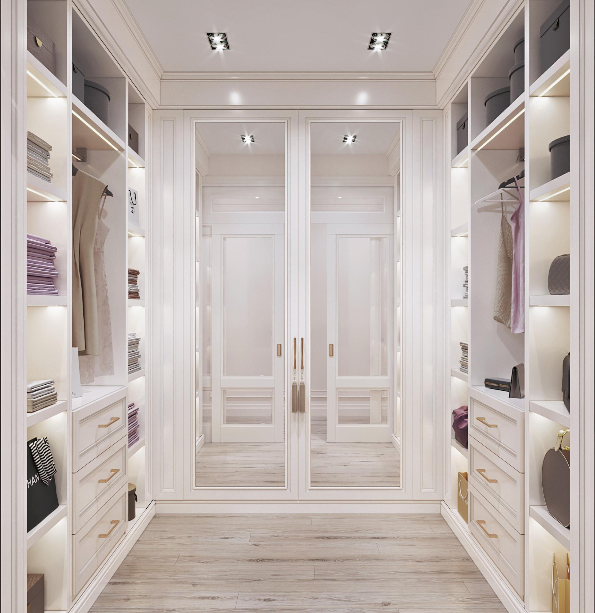 Dressing room in the nursery room №1 made in the style of Contemporary classics Minimalism