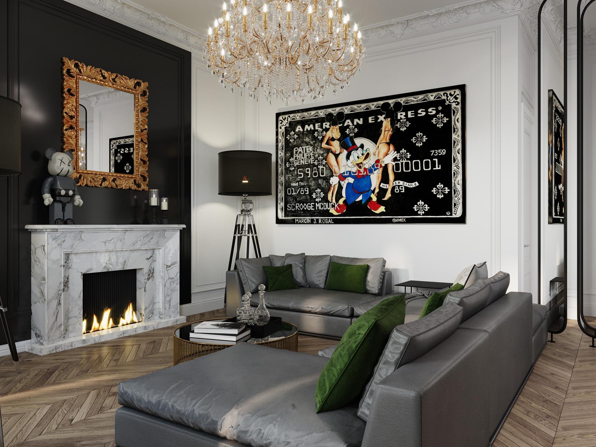 Apartment in M. Levshinsky pereulok Apartments Contemporary Contemporary classics Contemporary Eclecticism