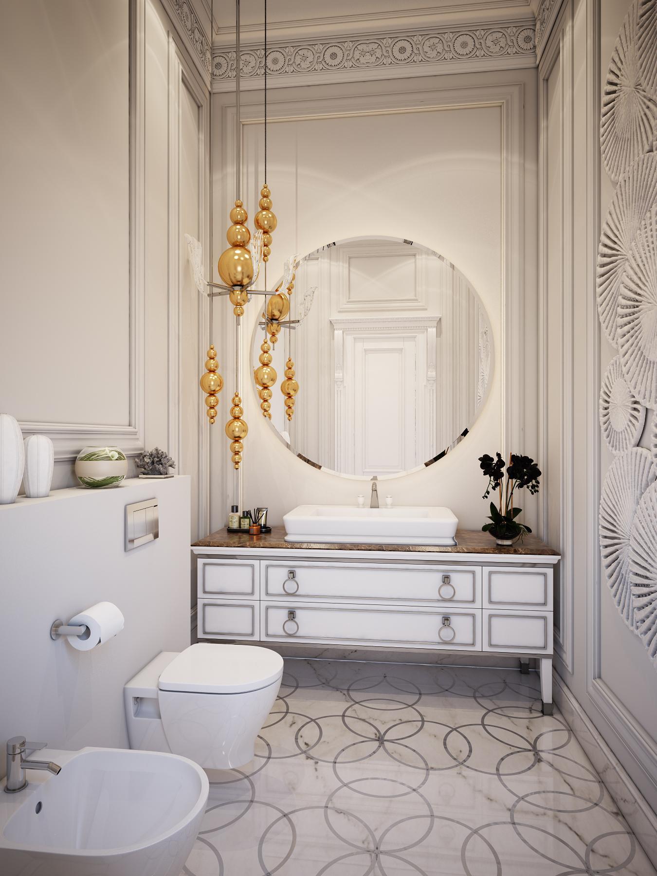 Санузел №2 made in the style of Eclecticism Contemporary classics