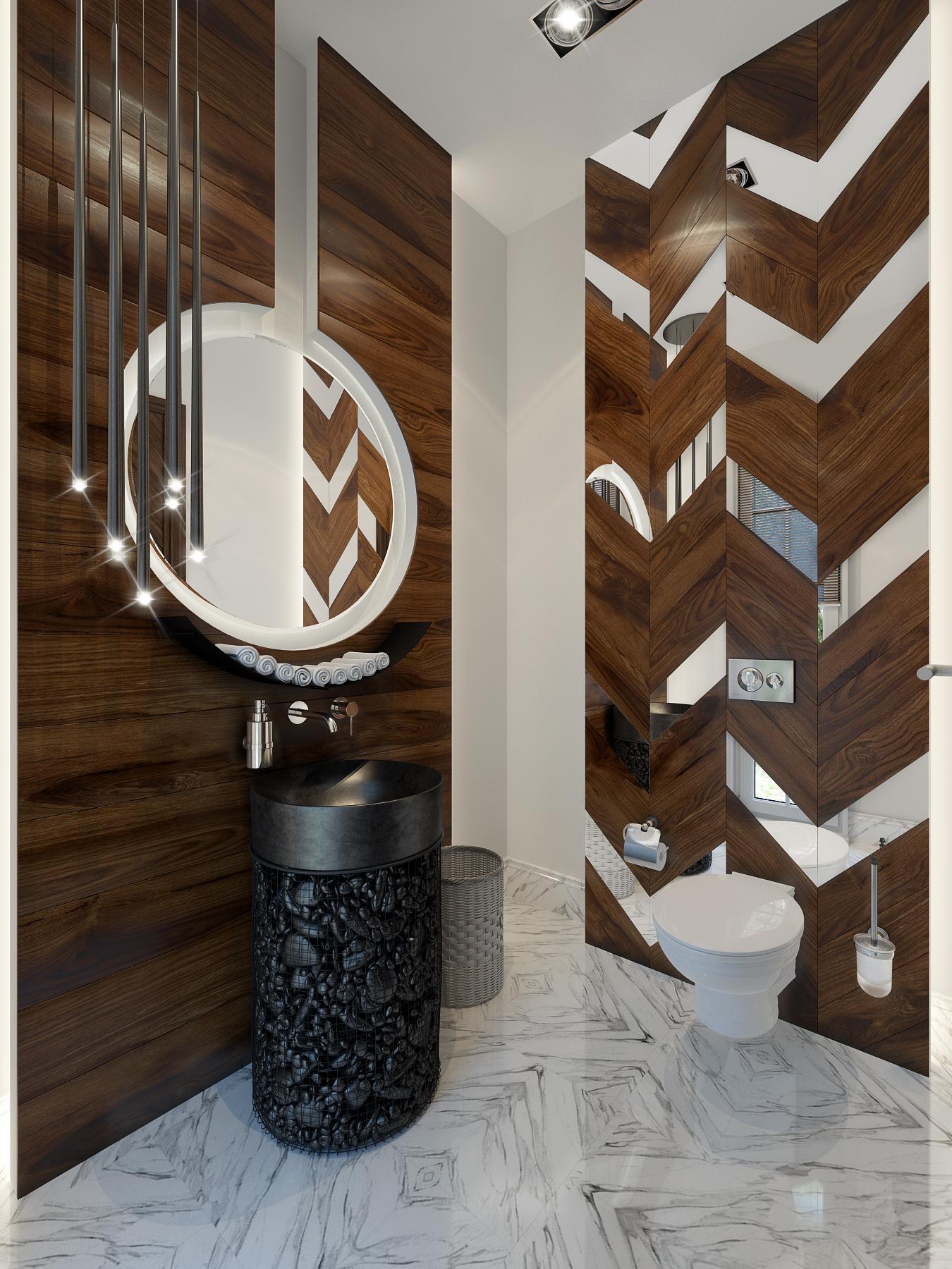 Санузел №1 made in the style of Contemporary Eclecticism
