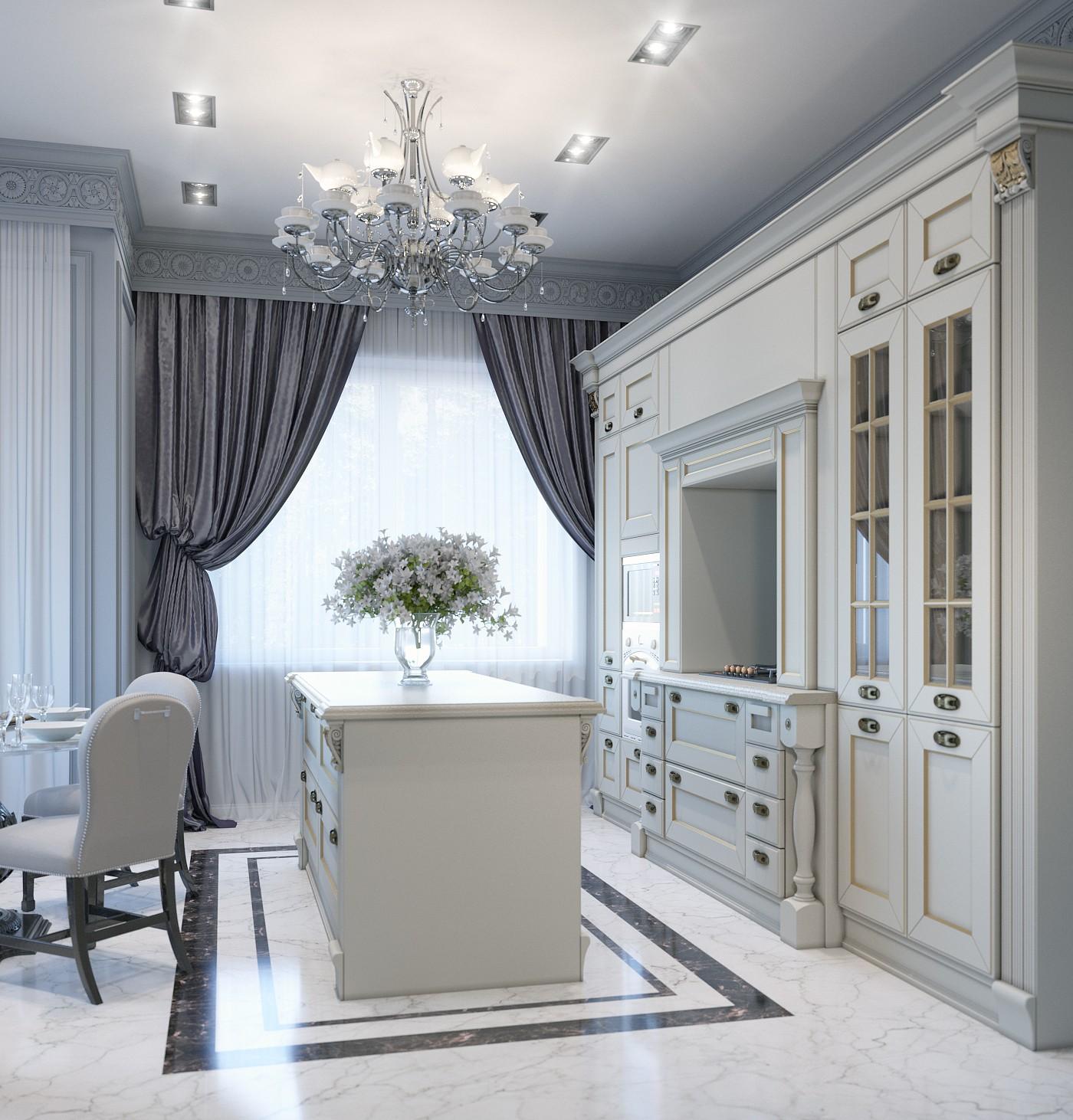 Кухня made in the style of Contemporary classics