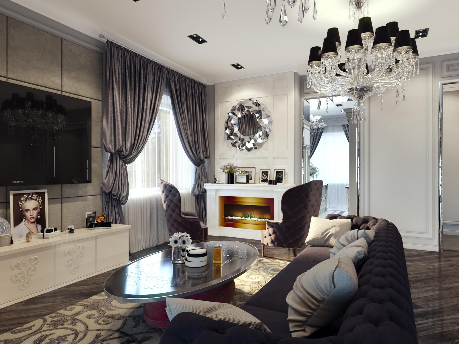 Гостиная made in the style of Contemporary classics