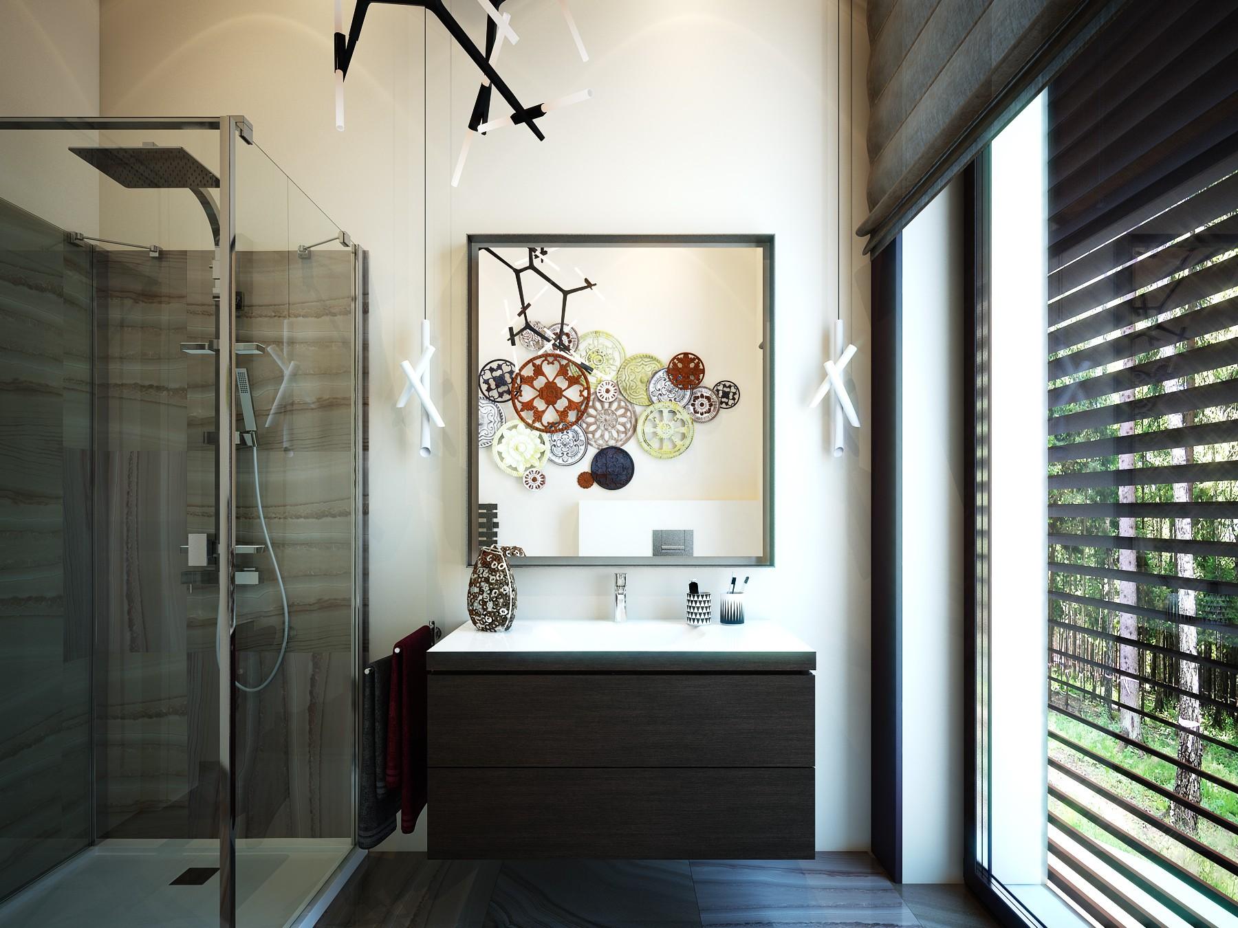 Санузел №2 made in the style of Contemporary Eclecticism