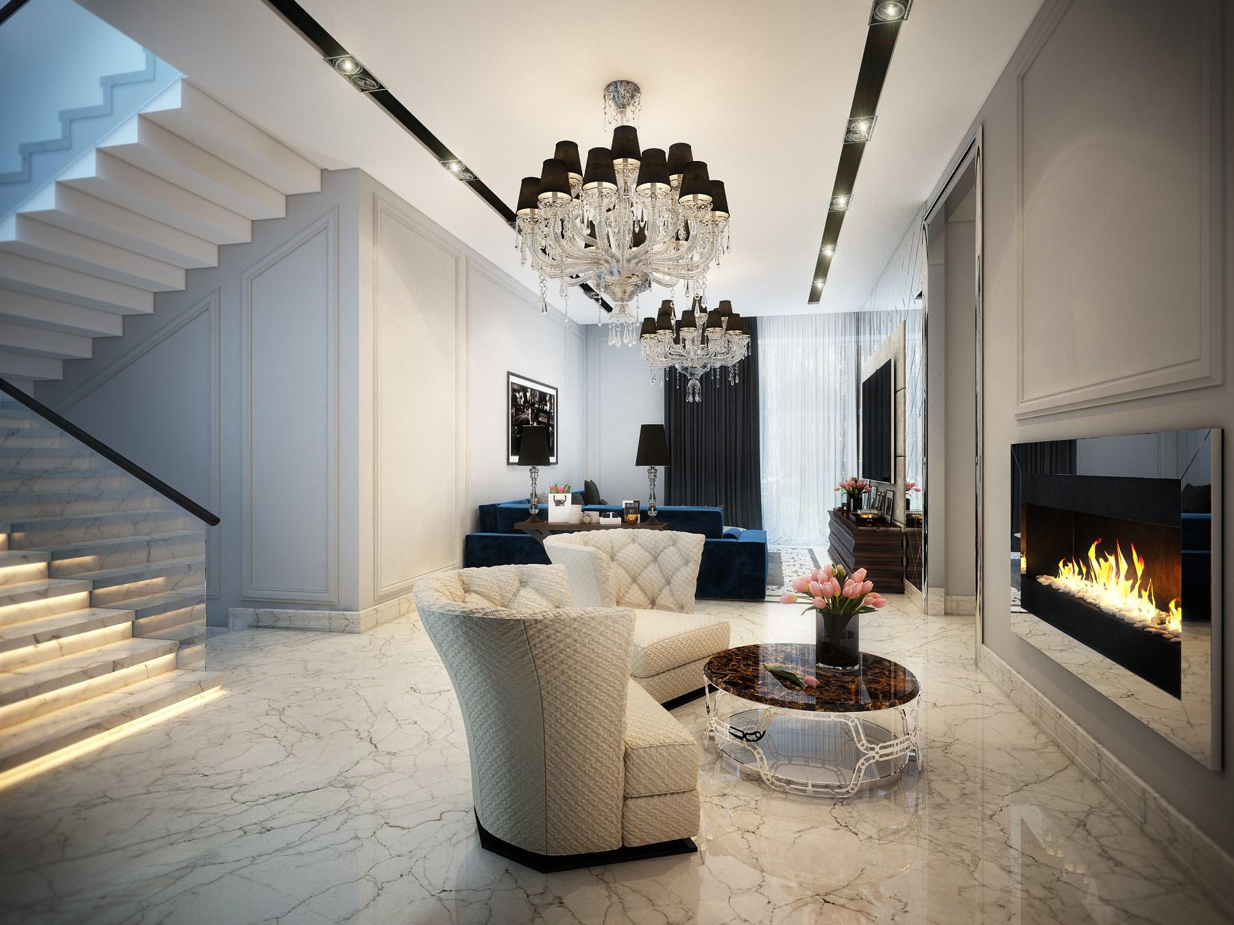 Гостиная made in the style of Contemporary classics
