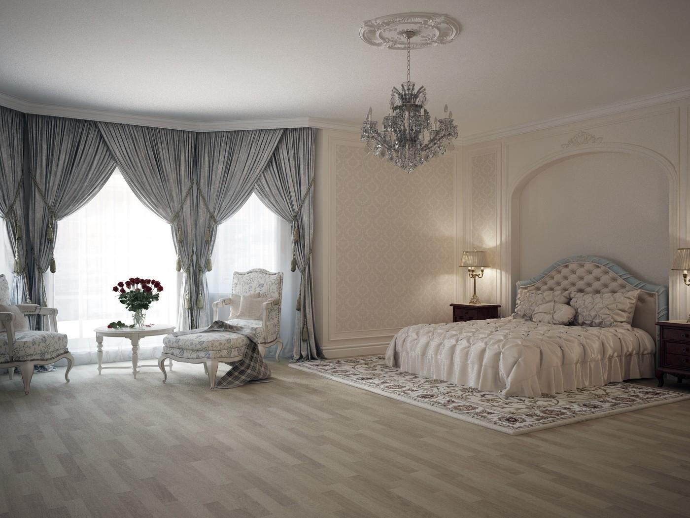 Спальня хозяйская made in the style of Classics Contemporary classics