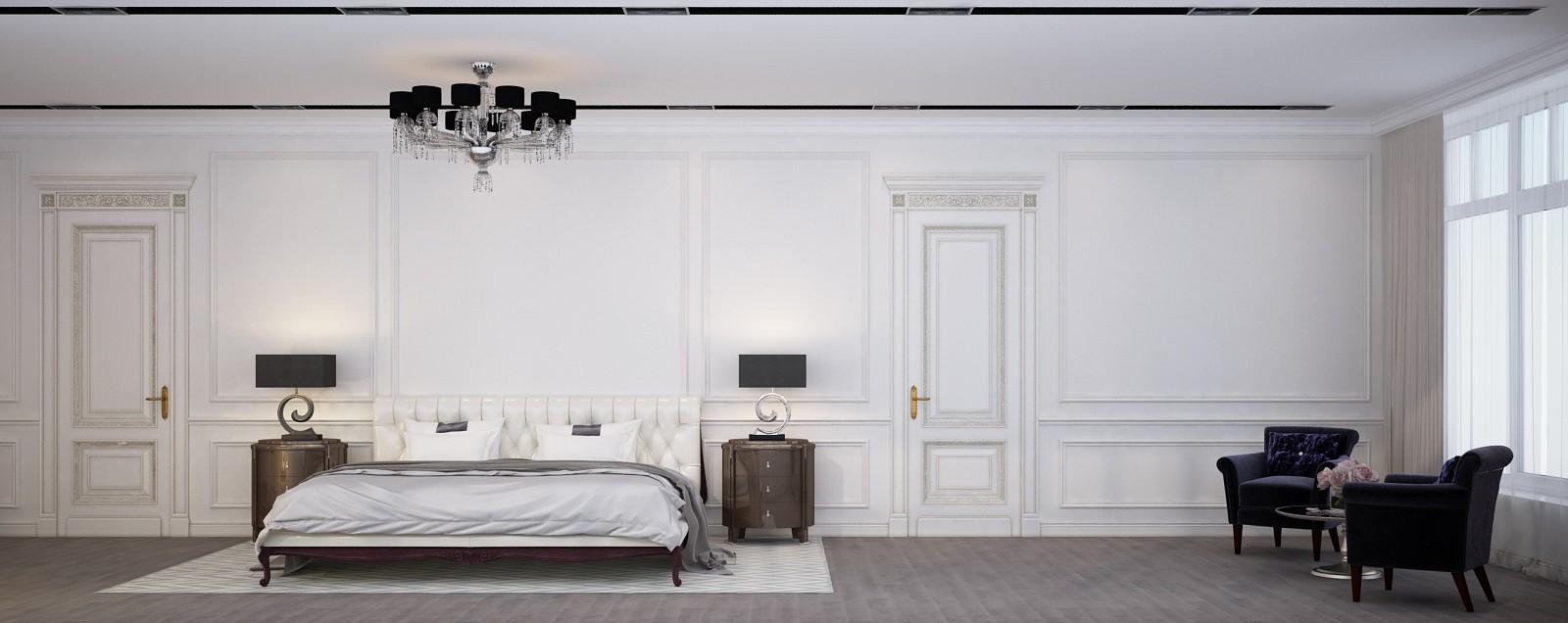Хозяйская спальня made in the style of Eclecticism Neoclassicism