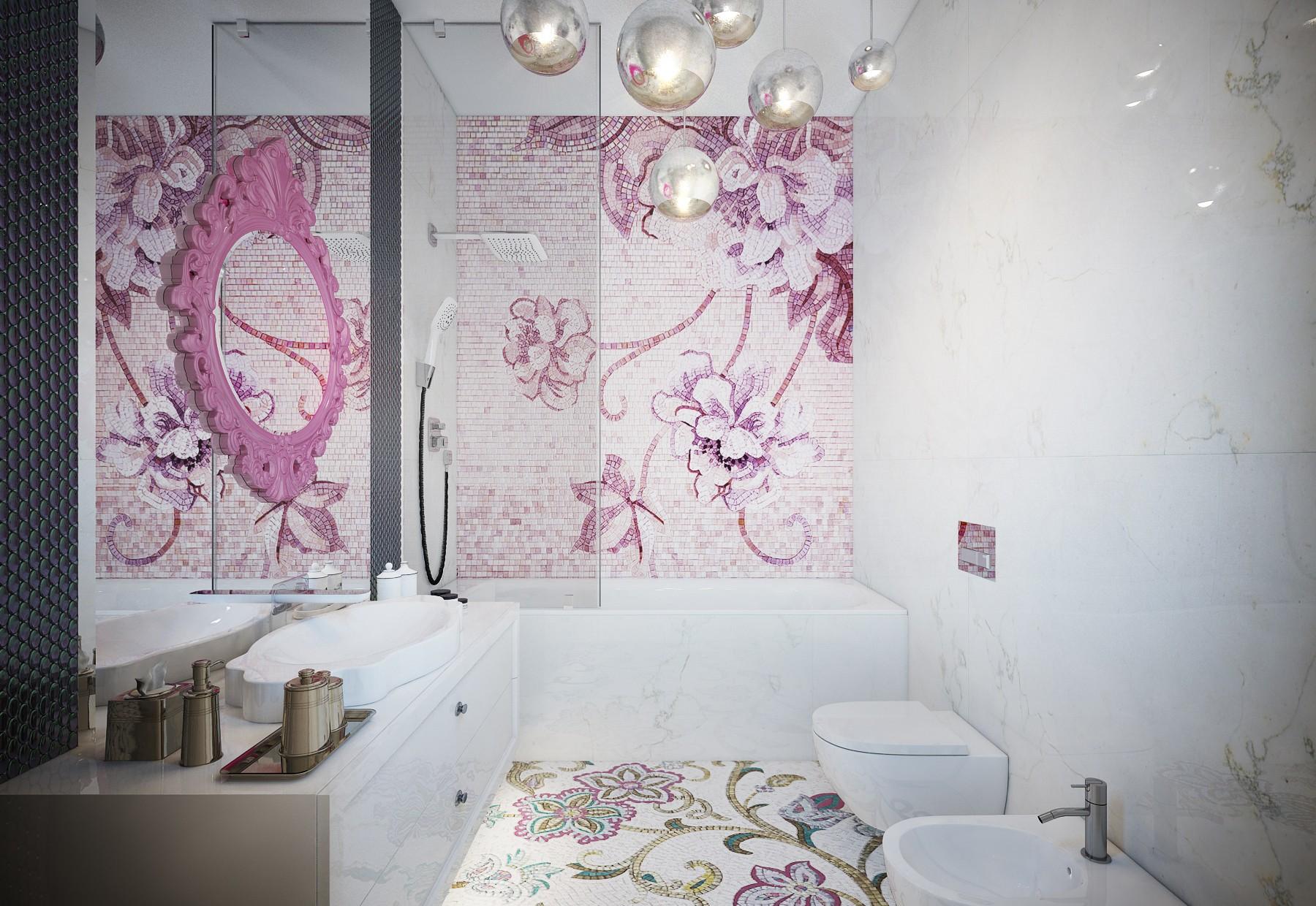 Nursery bathroom №2 made in the style of Eclecticism Art deco