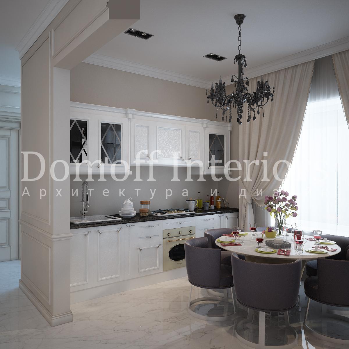 Kitchen made in the style of Eclecticism Contemporary classics Contemporary